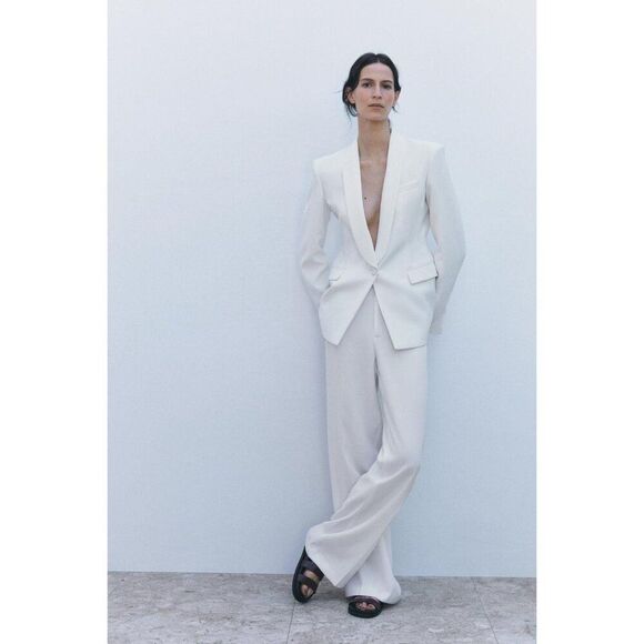 Zara White Blazer Tuxedo Blazer Dress Zara Kate Middleton's White Zara Blazer Buy The Look Zara White Blazer Tuxedo Blazer Dress Zara Kate Middleton's White Zara Blazer Buy The Look